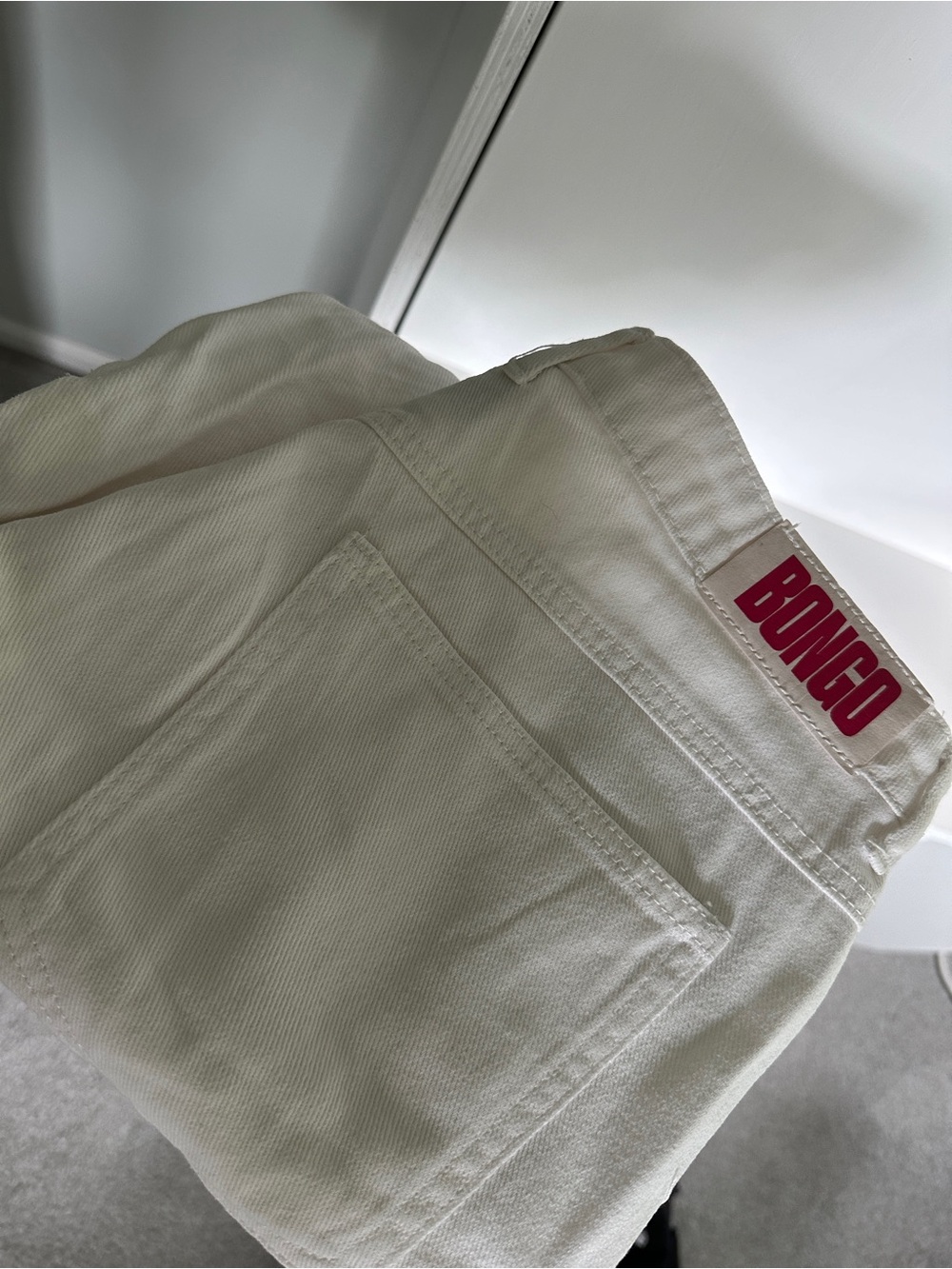 BONGO White Women’s Boyfriend Jeans